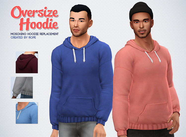 Rope’s Oversize Hoodie / TS4 CC
