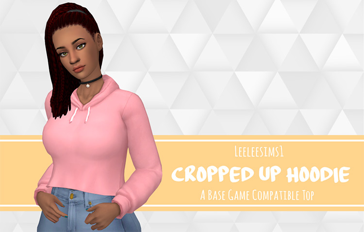 Cropped Up Hoodie / TS4 CC