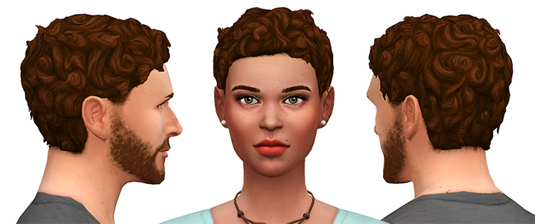 30 Best Maxis Match Curly Hair CC For The Sims 4  All Free    FandomSpot - 18