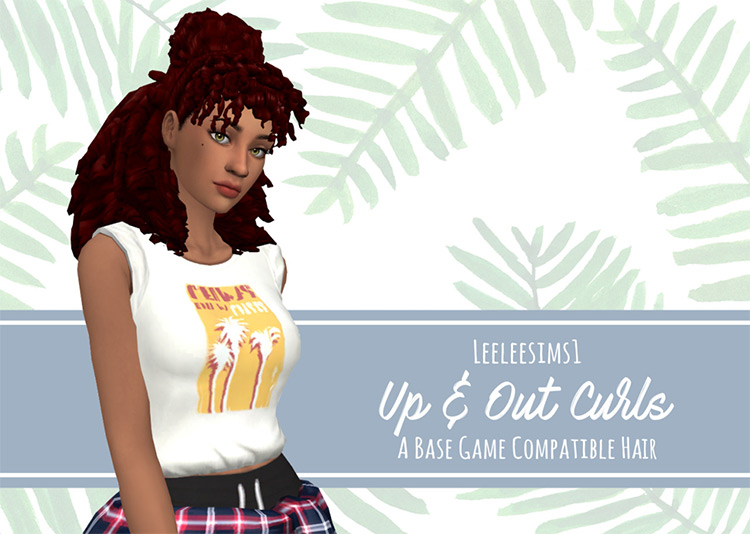 30 Best Maxis Match Curly Hair CC For The Sims 4  All Free    FandomSpot - 40