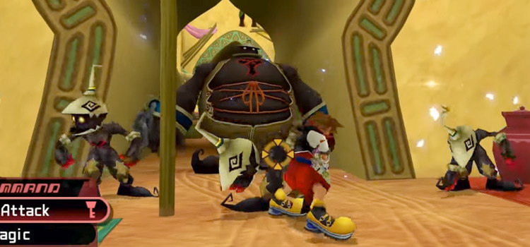 Soldiers & Large Body Heartless in Agrabah (KH1.5 Remix)