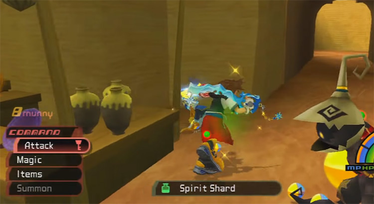 Sora Getting a Spirit Shard Drop in Agrabah / KH 1.5 Remix