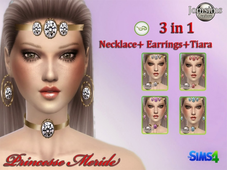 Princesse Meride Circlet for The Sims 4