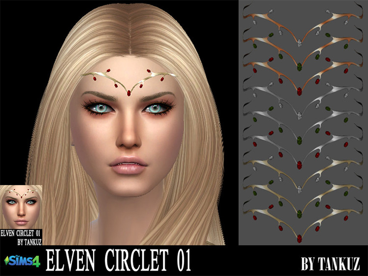 Elven Circlet Set for The Sims 4