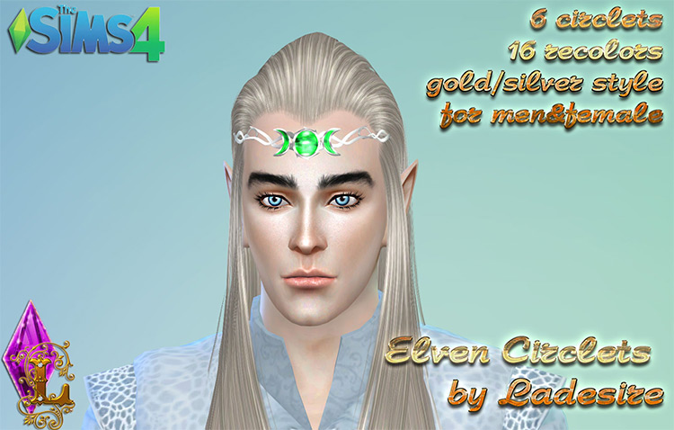Elven Circlets by Ladesire / TS4 CC
