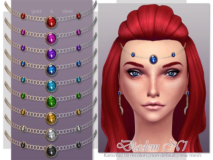 Diadem N1 Circlet for The Sims 4