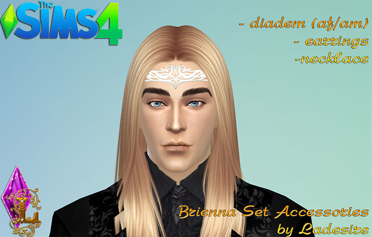 Brienna Accessories Set (with Circlet) / Sims 4 CC