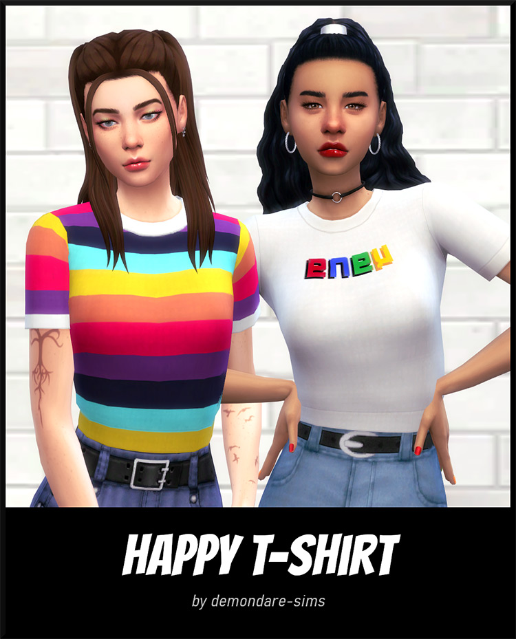 Sims 4 CC  Best Maxis Match Girl s Tops  All Free    FandomSpot - 63