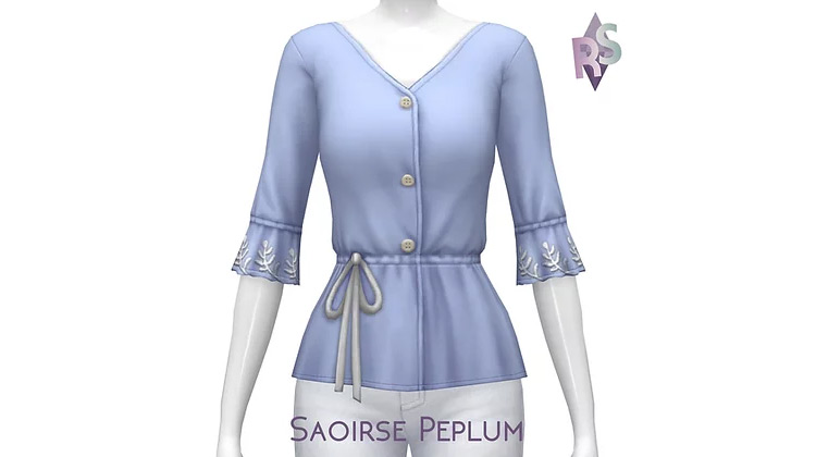 Sims 4 CC  Best Maxis Match Girl s Tops  All Free    FandomSpot - 81