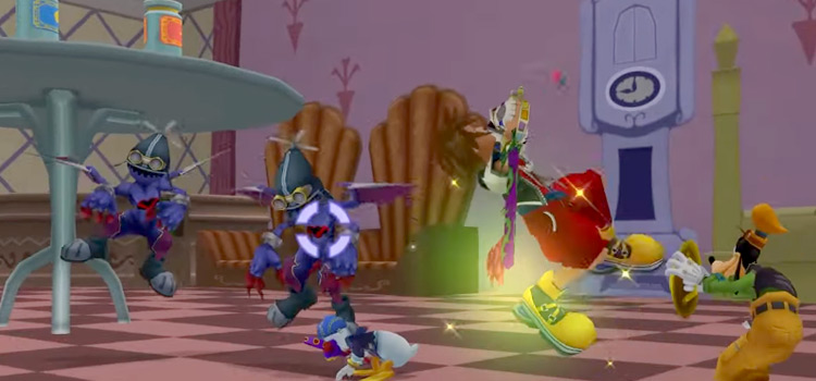 Battling Air Soldiers in Bizarre Room in Wonderland (KH1.5 Remix)