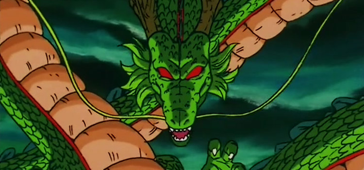 Shenron Dragon Close-up in Dragon Ball Anime