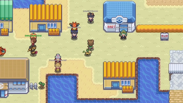 PokéMMO Fan Game Town Screenshot