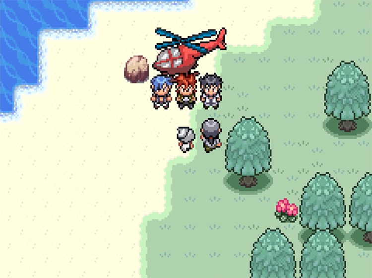 Pokémon Nameless ROM Hack Beach Screenshot