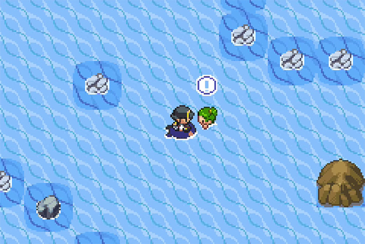 Pokémon Liquid Crystal Surfing Screenshot
