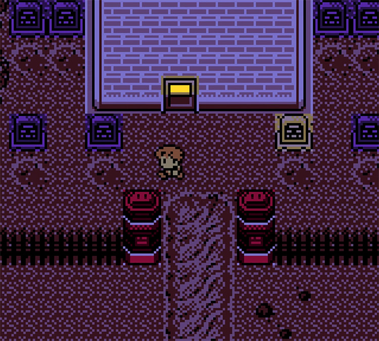 Pokémon Prism Nighttime Graveyard Hack Screenshot