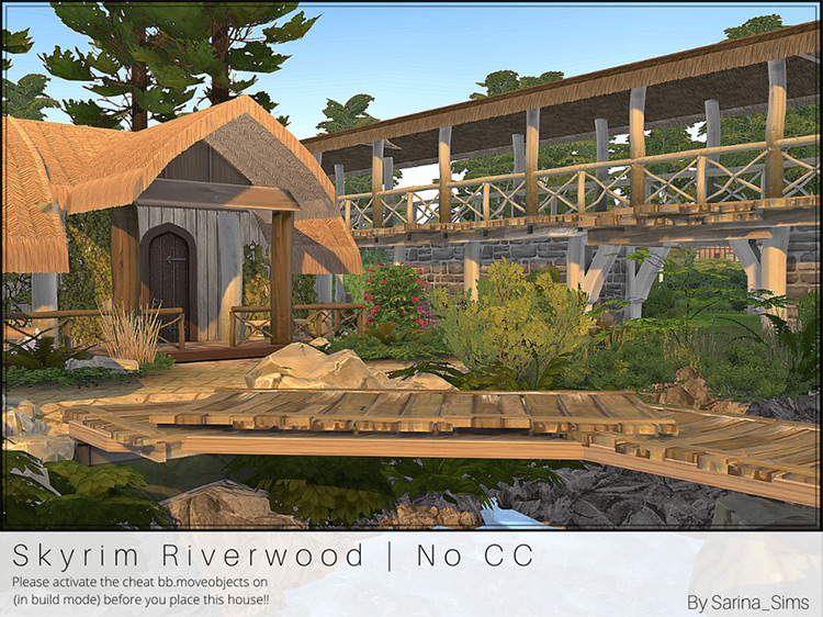 Riverwood Lot Preview for The Sims 4