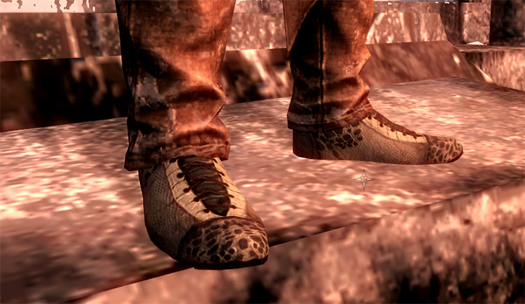 Argonian Skin Shoes For Skyrim