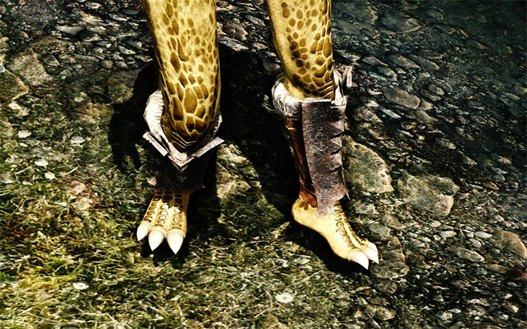 Grimoa’s Plantigrade Feet Mod For Skyrim