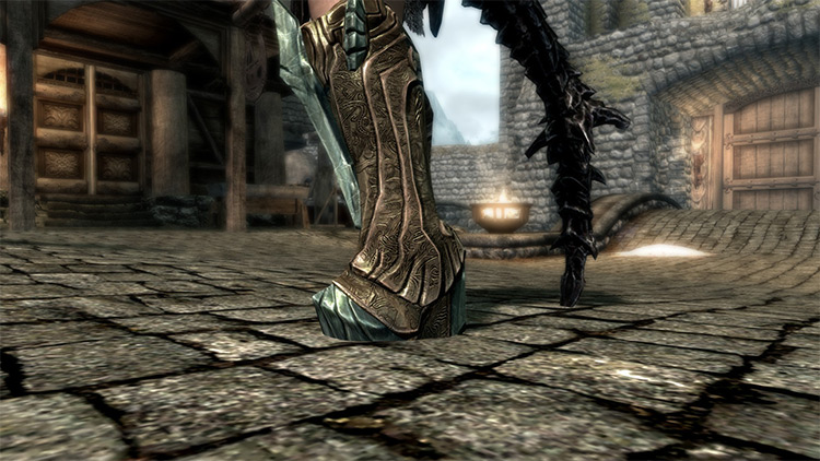 HDT High Heeled Boots / Skyrim Mod