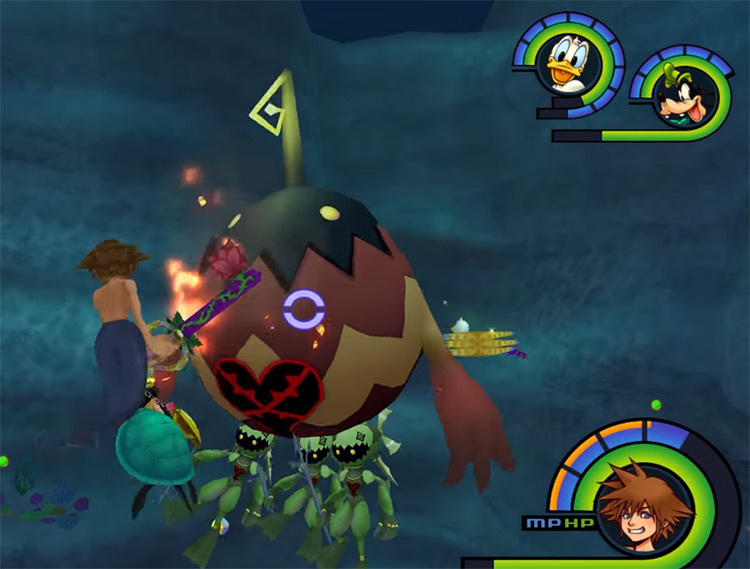 Casting Fira on an Aquatank in Atlantica / KH1.5 Screenshot