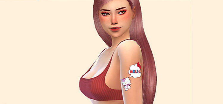 Cutest Tattoo CC For The Sims 4 (All Free)