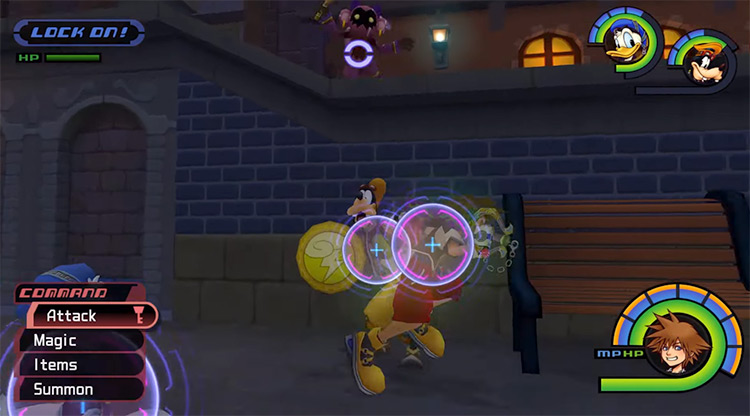 Sniperwild targeting Sora, Donald & Goofy / KH1.5 Remix