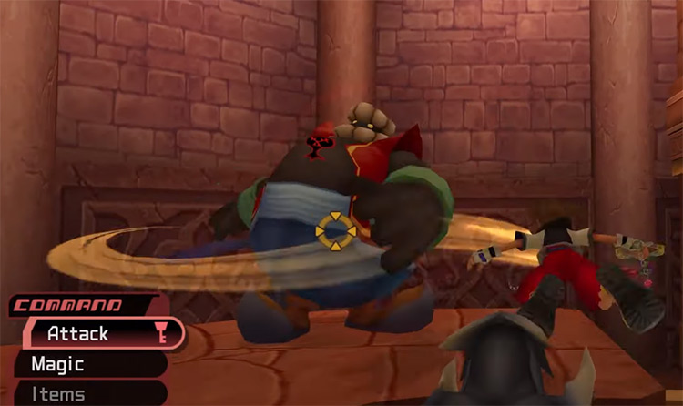Fat Bandit Swinging Arms Attack in Cave of Wonders / KH1.5 Remix