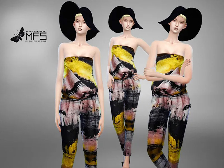 Dafne Jumpsuit by MissFortune / Sims 4 CC