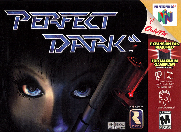 Perfect Dark (2000) N64 Box Art