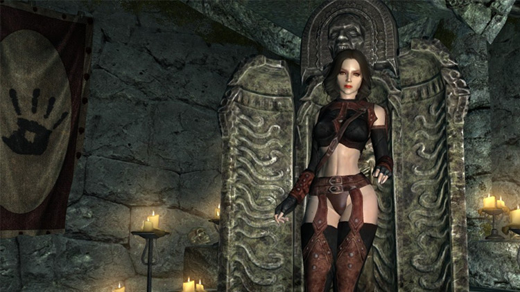 Jenya - Dark Brotherhood Necromancer / Skyrim Mod