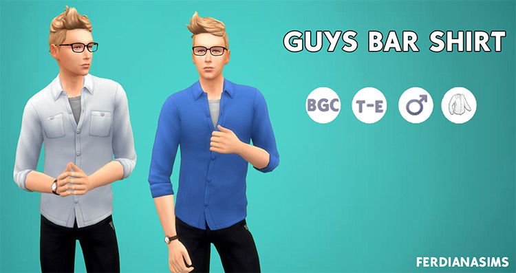 Sims 4 Male Shirts CC  The Ultimate Collection   FandomSpot - 10