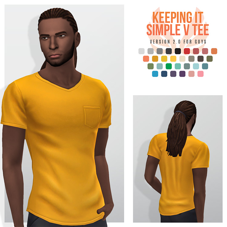 Sims 4 Male Shirts CC  The Ultimate Collection   FandomSpot - 76