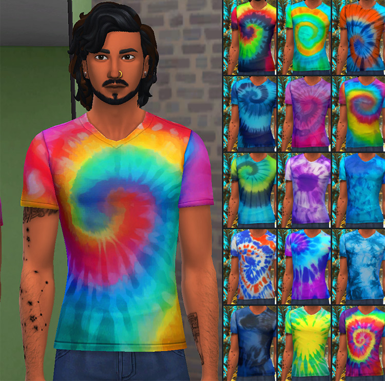 Surendra Shirt (Guys) / Sims 4 CC