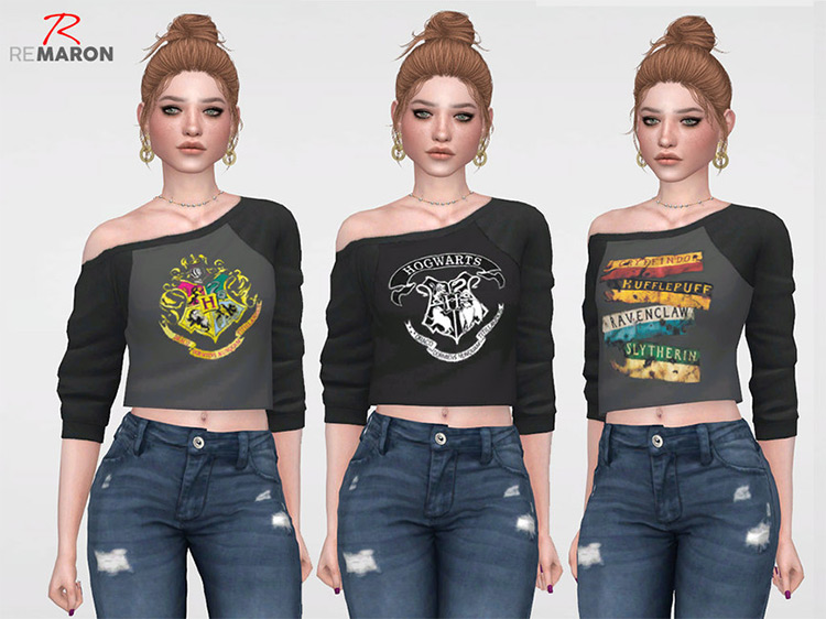 Harry Potter Sweater For Women / Sims 4 CC