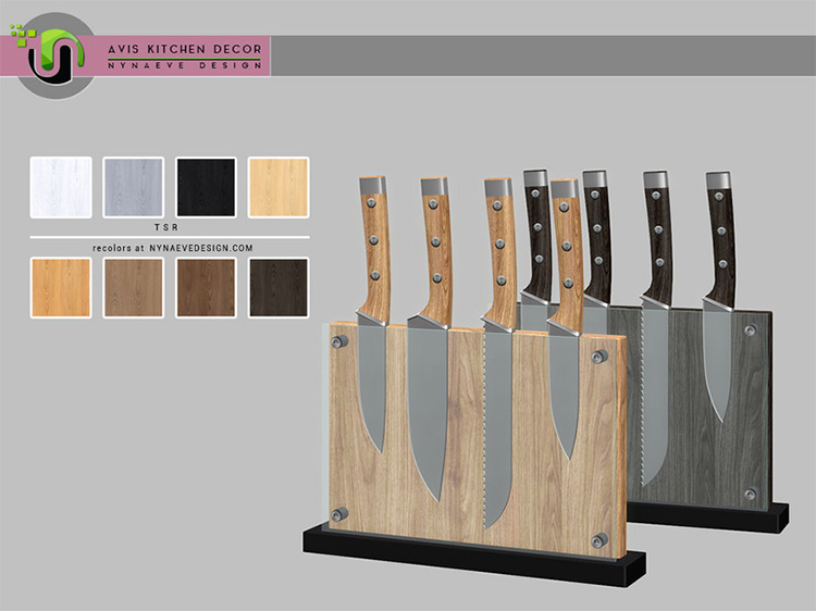 Sims 4 CC  Custom Knives   Knife Blocks  All Free    FandomSpot - 83