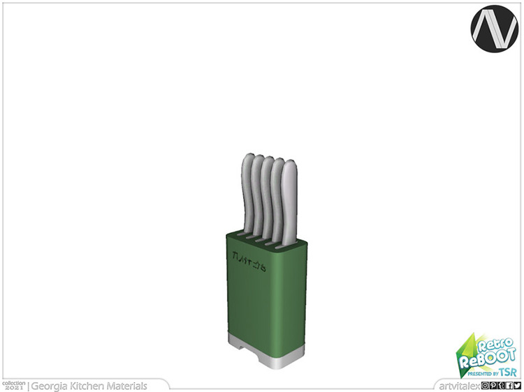 Sims 4 CC  Custom Knives   Knife Blocks  All Free    FandomSpot - 9