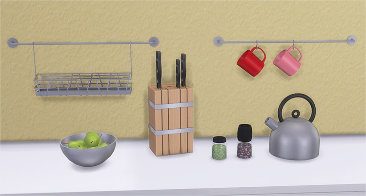 RETRÄTT Knife Block CC for The Sims 4