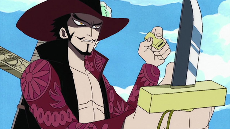 Dracule Mihawk in One Piece anime