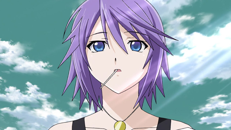 Mizore Shirayuki in Rosario+Vampire anime