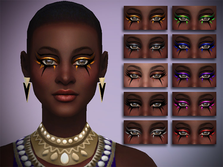 Nile Eyeliner Set / Sims 4 CC