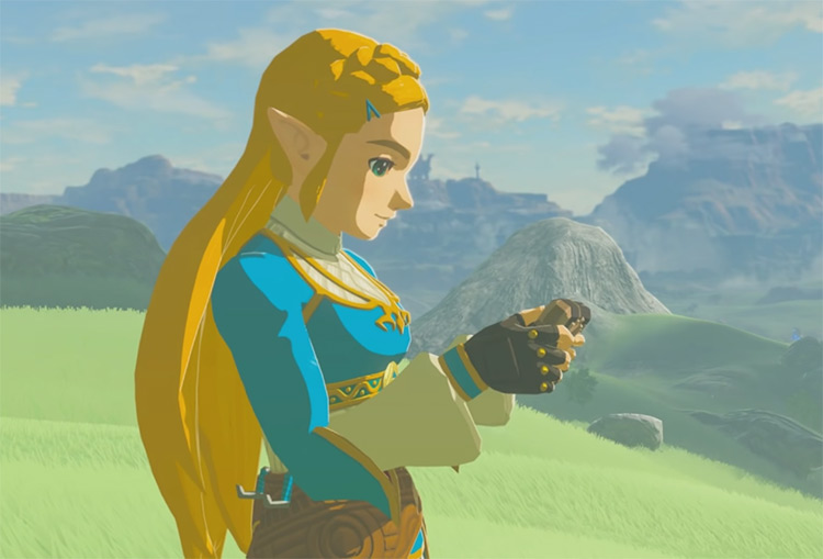 Princess Zelda from LoZ: Breath of the Wild