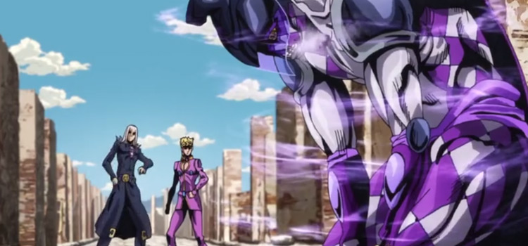 Purple Haze Stand Screenshot (JJBA Anime)