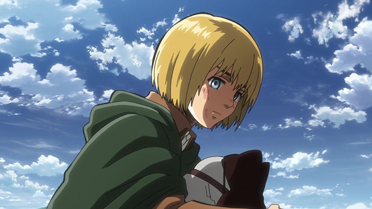 Armin Arlert Attack on Titan anime screenshot