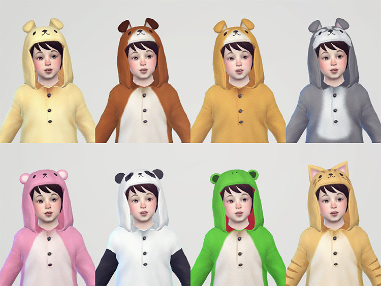 KK Imadako Animal Night Wear / Sims 4 CC