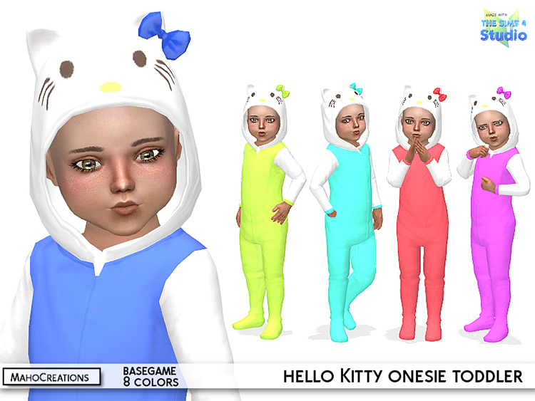 Hello Kitty Onesie / Sims 4 CC