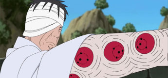 Danzo with Sharingan Eyes in arm (Naruto Anime)