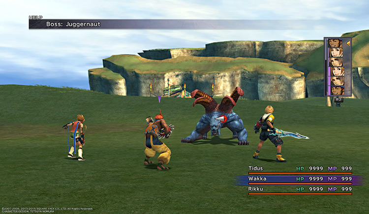 Battling Juggernaut Fiend Fullview / FFX HD Screenshot