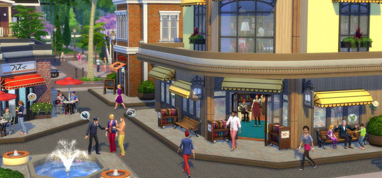 Sims 4 Downtown
