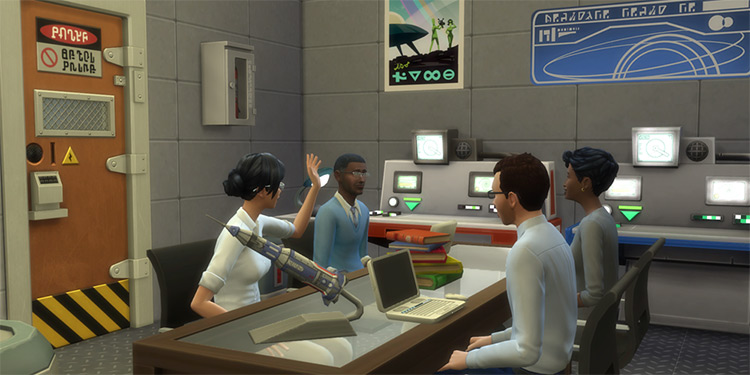 Rocket Scientist Sims4 mod