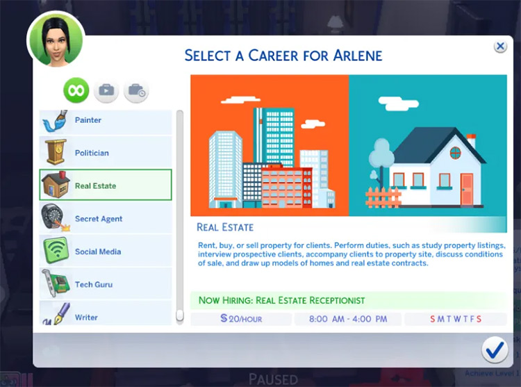 sims 4 social media career